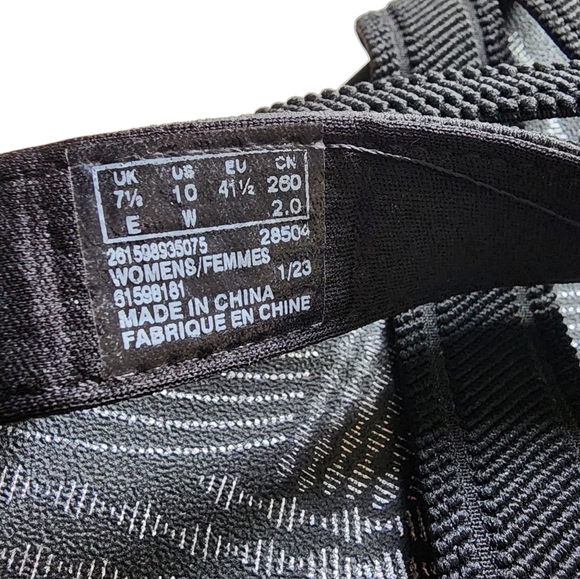 CLARKS cloudsteppers Mira isles sandals black white size 10 - Picture 5 of 6